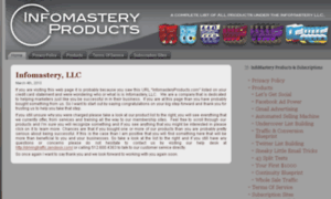 Infomasteryproducts.com thumbnail