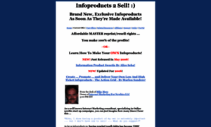Infoproducts2sell.im4newbies.com thumbnail