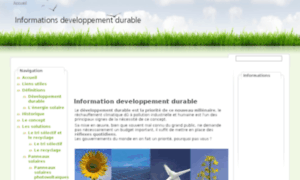 Information-developpement-durable.fr thumbnail