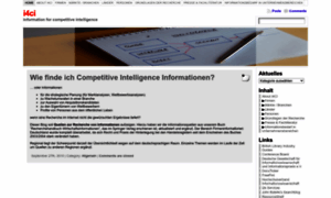 Information4competitiveintelligence.de thumbnail
