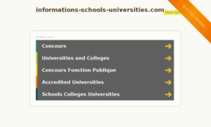 Informations-schools-universities.com thumbnail