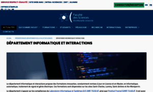 Informatique-sciences.univ-amu.fr thumbnail