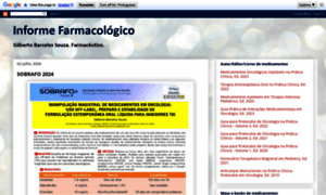 Informefarmacologicodohuap.blogspot.com thumbnail