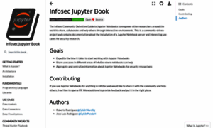 Infosecjupyterbook.com thumbnail
