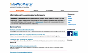 Infowebmaster.fr thumbnail