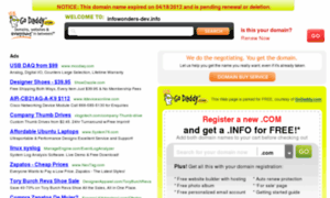 Infowonders-dev.info thumbnail