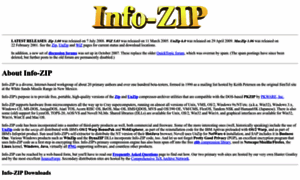 Infozip.sourceforge.net thumbnail