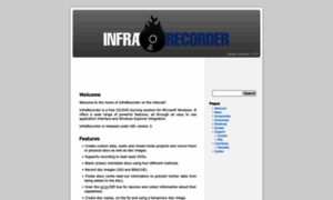 Infrarecorder.sourceforge.net thumbnail