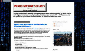 Infrastructuresecuritytoday.blogspot.com thumbnail