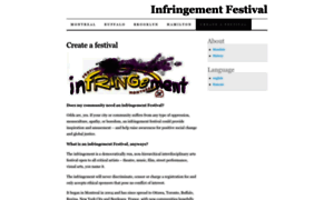 Infringementfestival.com thumbnail