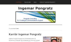 Ingemarpongratz.org thumbnail