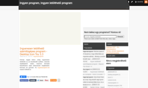 Ingyen-program.blog.hu thumbnail