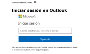 Iniciodesesioncorreo.com thumbnail