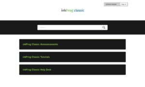 Inkfrog.zendesk.com thumbnail