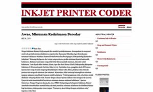 Inkjetprintercoder.wordpress.com thumbnail