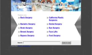 Inlandempireplasticsurgery.org thumbnail