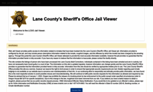 Inmateinformation.lanecounty.org thumbnail