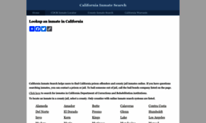 Inmatesearchcalifornia.org thumbnail