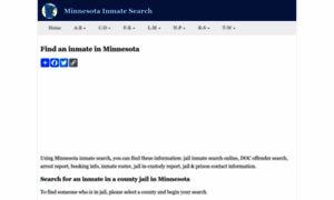 Inmatesearchmn.org thumbnail