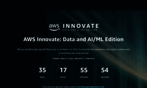 Innovate-aiml-data-namer.virtual.awsevents.com thumbnail