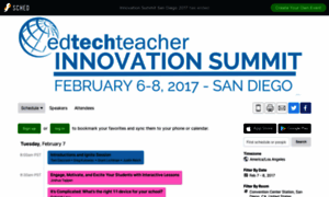 Innovationsummitsandiego2017.sched.com thumbnail