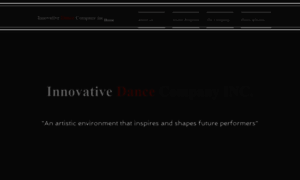 Innovativedancecompany.com thumbnail