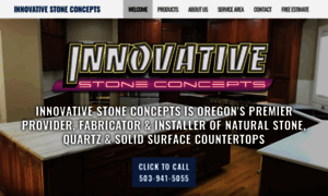 Innovativestoneconcepts.com thumbnail