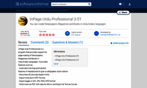 Inpage-urdu-professional.software.informer.com thumbnail