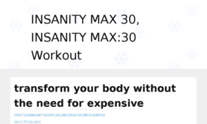 Insanitymax30exercise.com thumbnail