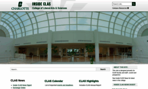 Inside-clas.charlotte.edu thumbnail