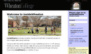 Inside.wheatoncollege.edu thumbnail