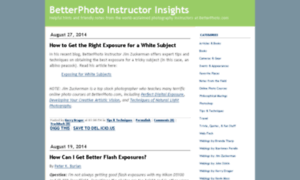 Insights.betterphoto.com thumbnail