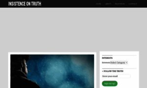 Insistenceontruth.com thumbnail