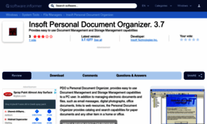 Insoft-personal-document-organizer.software.informer.com thumbnail