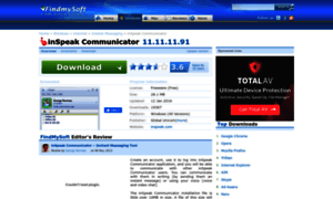 Inspeak-communicator.findmysoft.com thumbnail