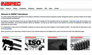 Inspec-international.com thumbnail