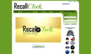 Inspectors.recallchek.com thumbnail