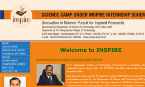 Inspire.ksrct.ac.in thumbnail