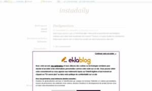 Instadaily.eklablog.com thumbnail