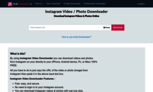 Instadownloader.co thumbnail