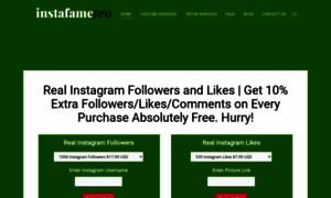 Instafamepro.com thumbnail