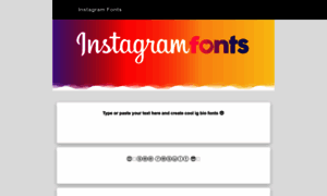 Instagramfontsgenerator1.blogspot.com thumbnail