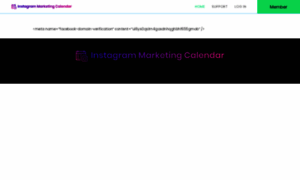 Instagrammarketingcalendar.com thumbnail