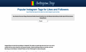 Instagramtags.com thumbnail