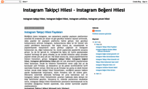 Instagramtakipcihilesi2.blogspot.com thumbnail