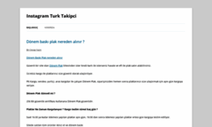 Instagramturktakipci.wordpress.com thumbnail