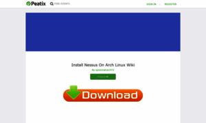 Install-nessus-on-arch-linux-wiki.peatix.com thumbnail