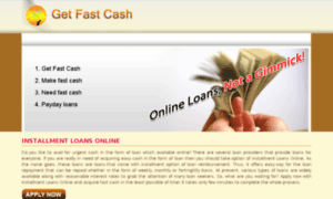 Installment.loans.online.getfastcash.me thumbnail