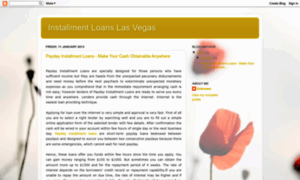 Installmentloanslasvegasus.blogspot.in thumbnail