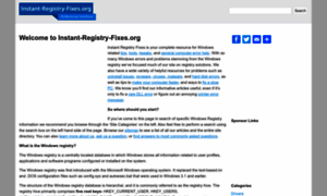 Instant-registry-fixes.org thumbnail